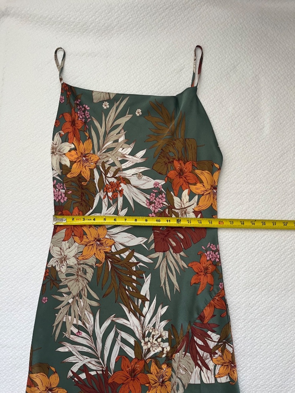 Paper Heart Women's Tropical Floral Dress Size L Slip Maxi Vacation Dress - Picture 6 of 9